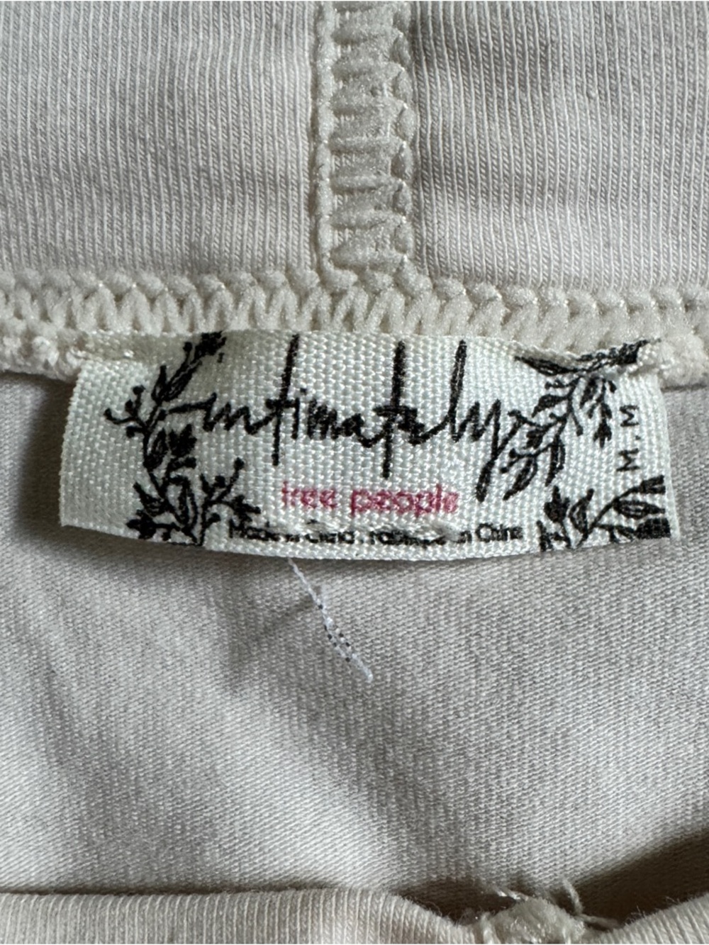 Free People | Off-Shoulder Long Sleeve Cream Bodysuit Size Medium - Picture 12 of 13